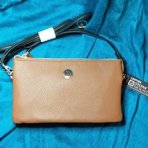 Stone Mountain Leather Purse with power bank
